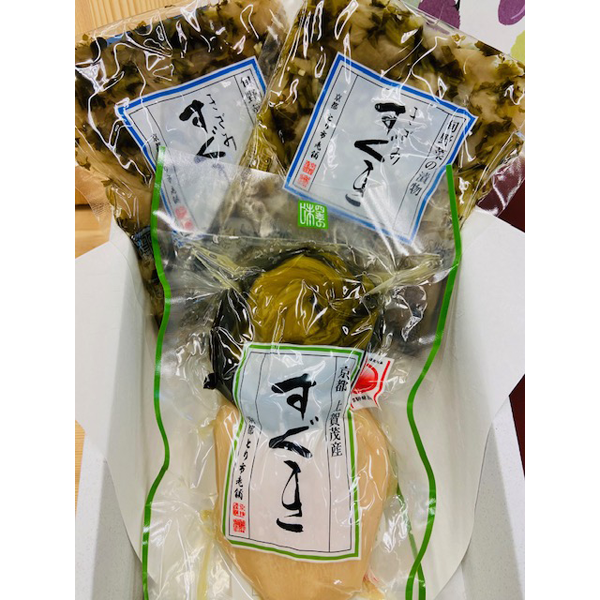 とり市　京すぐき詰合せ　3点化粧箱入