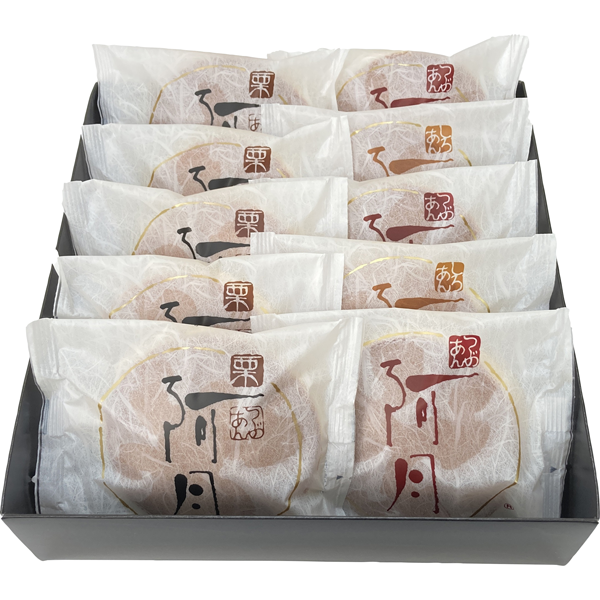 京阿月　阿月・栗阿月詰合せ10個入　AK-10