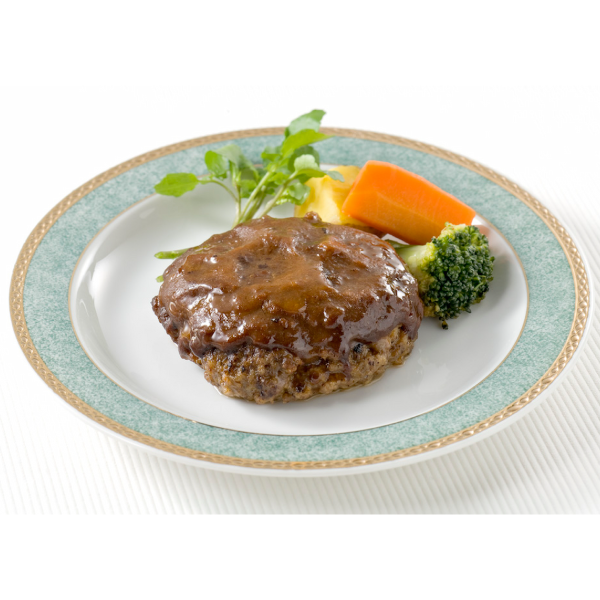 神戸のじぎく家　レンジで簡単。神戸牛ハンバーグ　ＫＢＨＴ