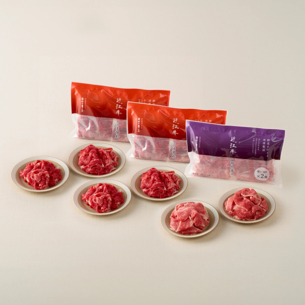 カネ吉山本　近江牛切り落とし・こま切れ詰め合わせ