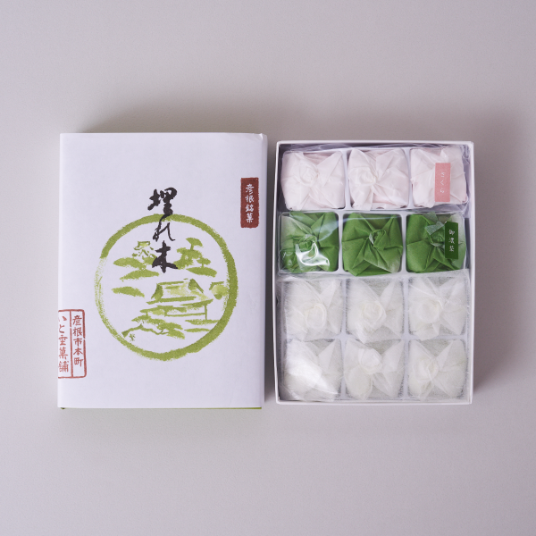 いと重菓舗　埋れ木二種12個入り　H0112