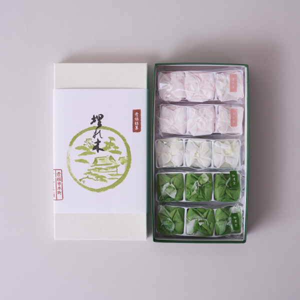 いと重菓舗　埋れ木三種15個入り　H0115