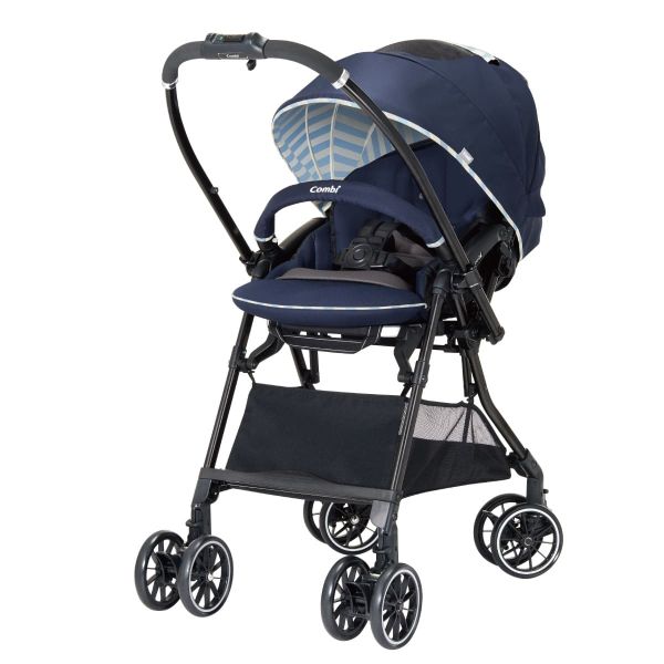 コンビ　スゴカルα　４キャスエッグショックＨＴ　ストライプネイビー