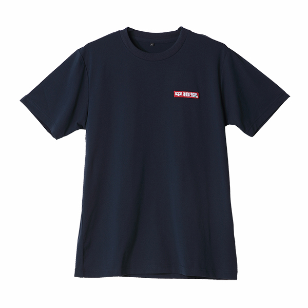 メンズ　平和堂ワンポイント半袖Tシャツ　濃紺