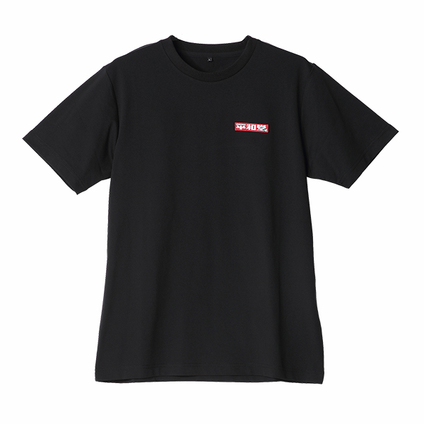 メンズ　平和堂ワンポイント半袖Tシャツ　黒