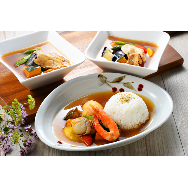 札幌バルナバフーズ北海道グルメ３種のスープカレー