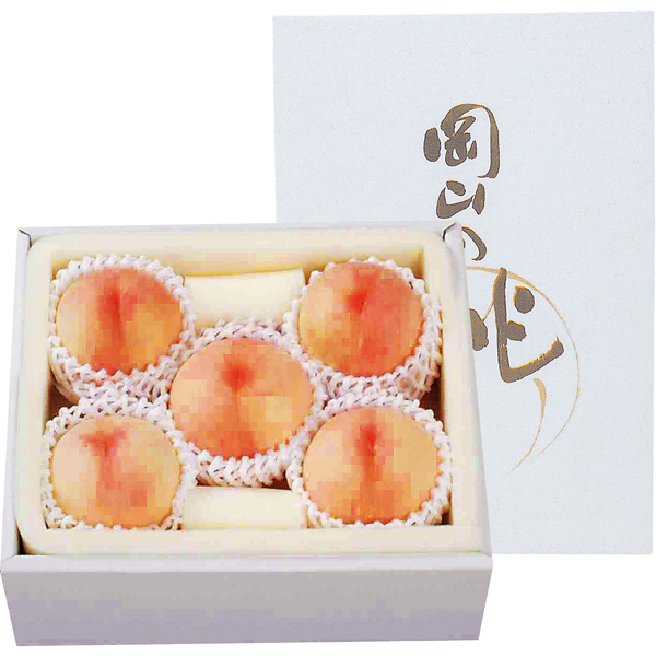 岡山県産の白桃 果物