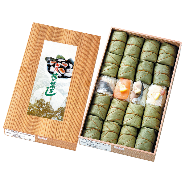 柿の葉寿司詰合せ(4色)20個（1セット）　玉寿司　平和堂インターネットショップ