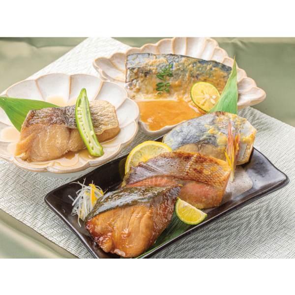 美飾遊膳　レンジで簡単　国産煮魚・焼魚詰合せ　5種10切　KN-50R