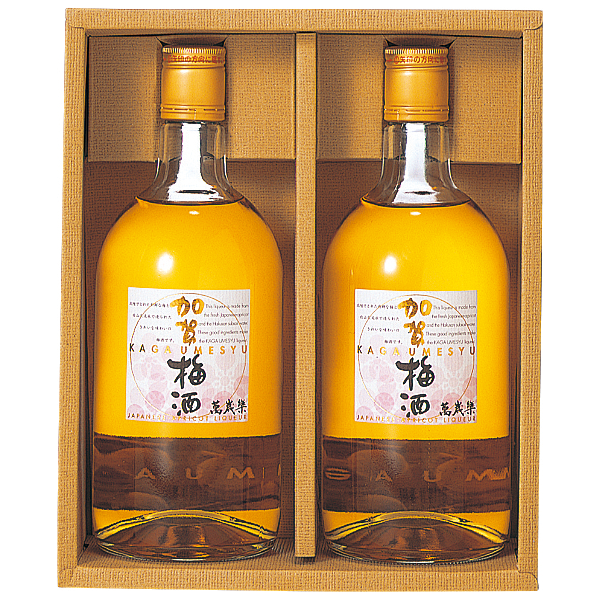 小堀酒造　萬歳楽　加賀梅酒セット　720ml×2