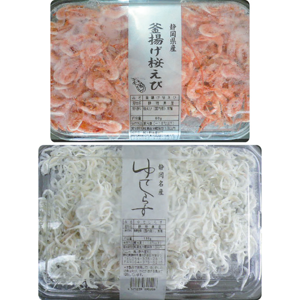 静岡県産　釜揚げ桜えび・しらす詰合せ　30UENO