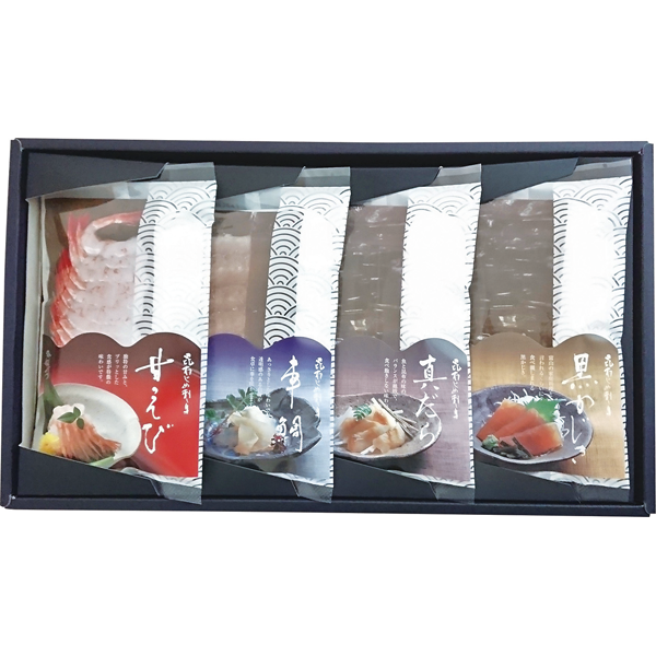 かねみつ　昆布〆刺身詰合せ　4種