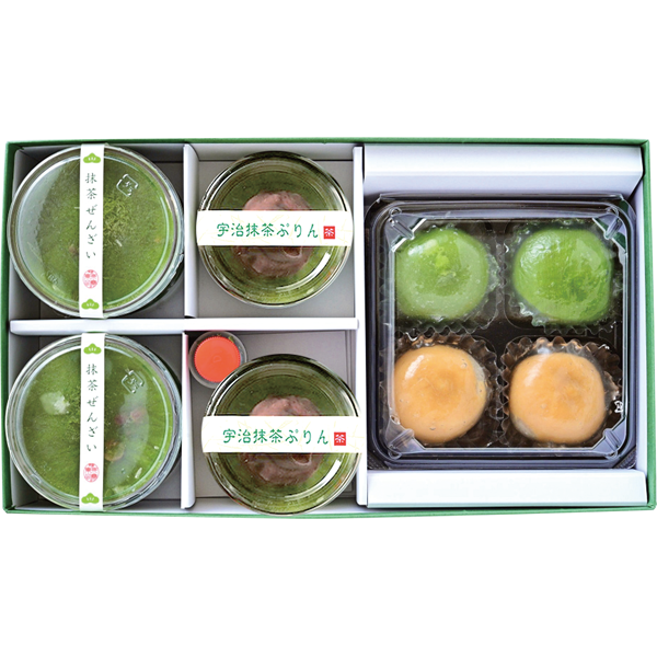 京都・東山茶寮　宇治抹茶夏のスイーツセット