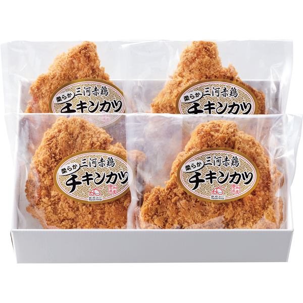アイドルシェフ（豊橋飼料）　三河赤鶏　チキンカツ　4枚　455