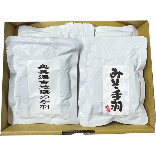 水上食品　奥美濃古地鶏の手羽煮込みセット