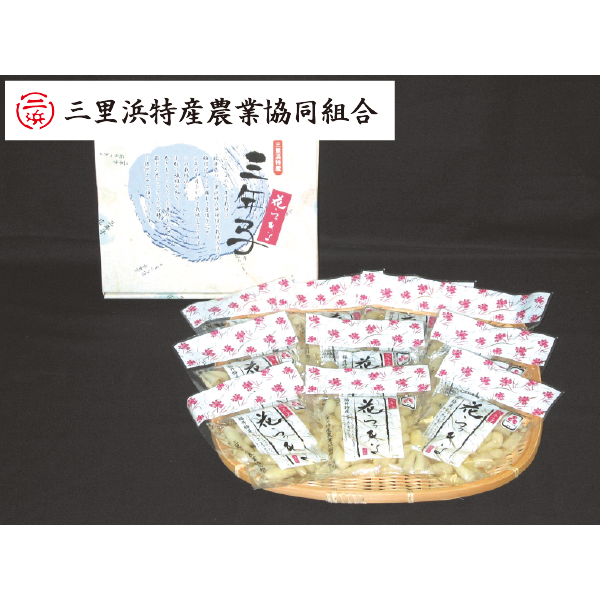 三里浜特産農業協同組合　花らっきょギフト三年子　80g×10