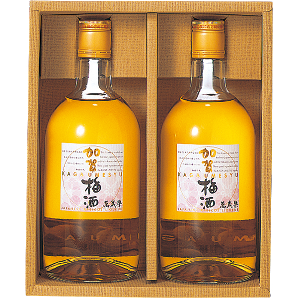 小堀酒造　萬歳楽　加賀梅酒セット　720ml×2