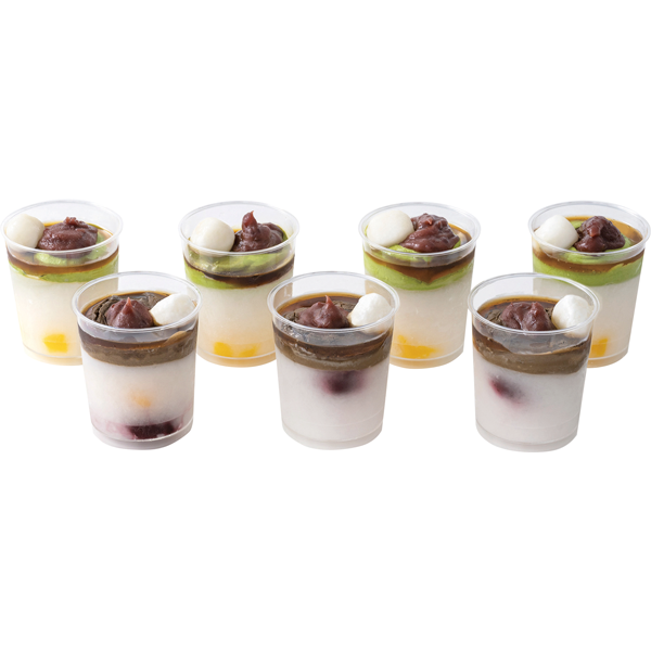 ホシフルーツ　黒蜜で食べるクリームあんみつ7個　HFQ-02A
