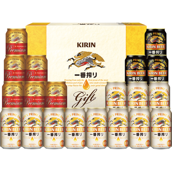キリン　一番搾り3種飲みくらべセット　プレミアム・黒ビール入り　K-IPF5