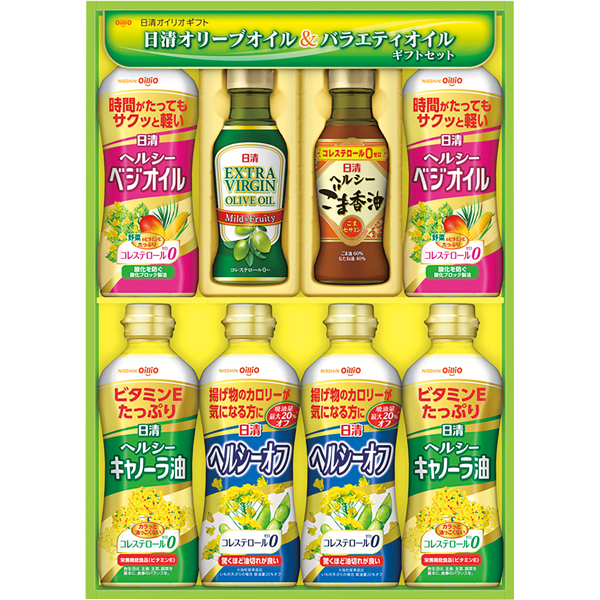 日清オイリオ　日清オリーブオイル&バラエティオイルギフト　OV-40A
