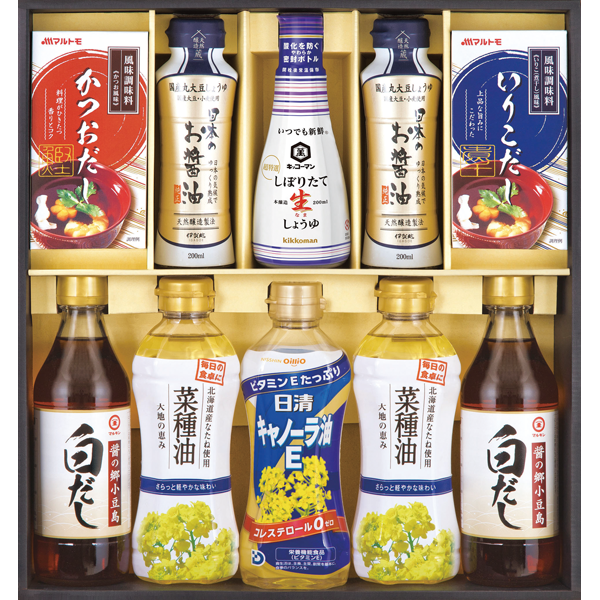 キッコーマン&菜種油バラエティギフト　KOS-45N