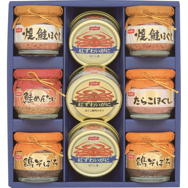 ニッスイ　かに缶詰・びん詰ギフト　BK-50C