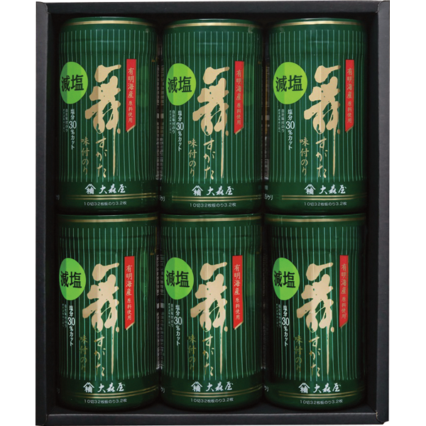 大森屋　舞すがた減塩卓上のり詰合せ　GA-30G