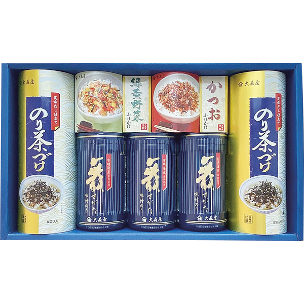 大森屋　舞すがた卓上のり・お茶漬け・ふりかけ詰合せ　NTF-30G