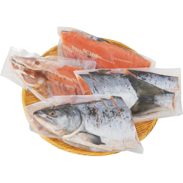 三協水産　北海道日高沖 漁吉丸の新巻鮭　切身1尾