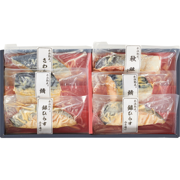 ダイマツ　氷温熟成 西京漬詰合せ 4種6切　SSK-6