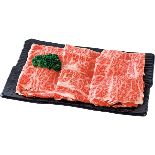 国産　黒毛和牛肩ロースうすぎり　BE-WKU