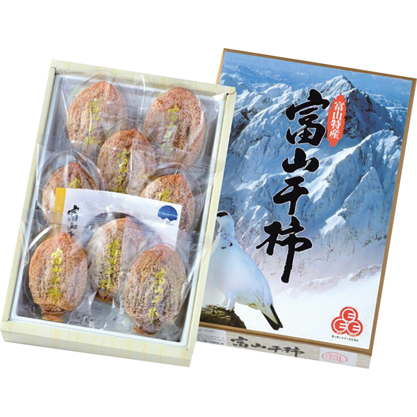 富山県産 干柿出荷組合連合会　富山干柿（小箱）　350g以上