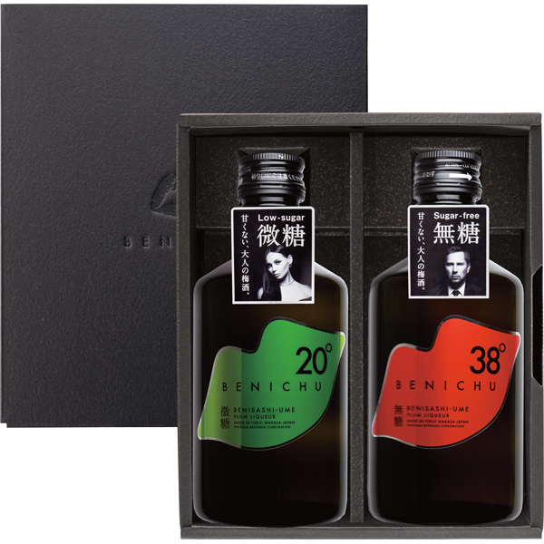 若狭三方ビバレッジ　大人の甘くない梅酒セット　300ml×2