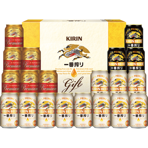 キリン　一番搾り3種飲みくらべセット プレミアム・黒ビール入り　K-IPF5