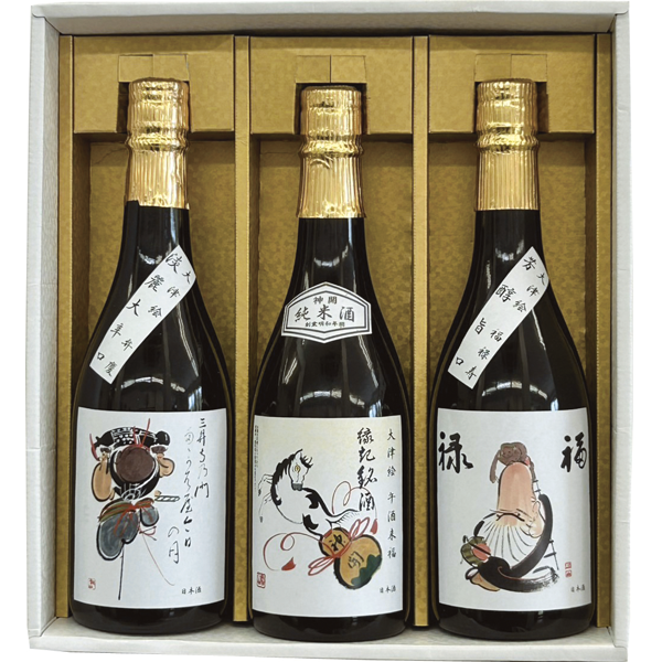 藤本酒造　神開 大津絵詰合　EH-6