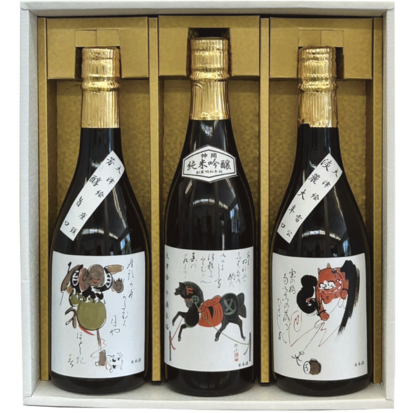 藤本酒造　神開 大津絵詰合　EH-5