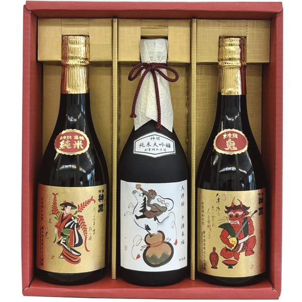藤本酒造　神開 大津絵詰合　EH-4