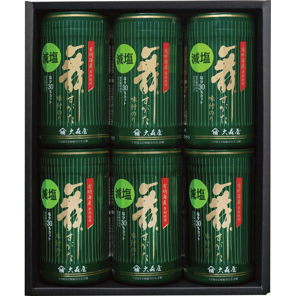 大森屋　舞すがた減塩味付卓上のり詰合せ　GA-30G