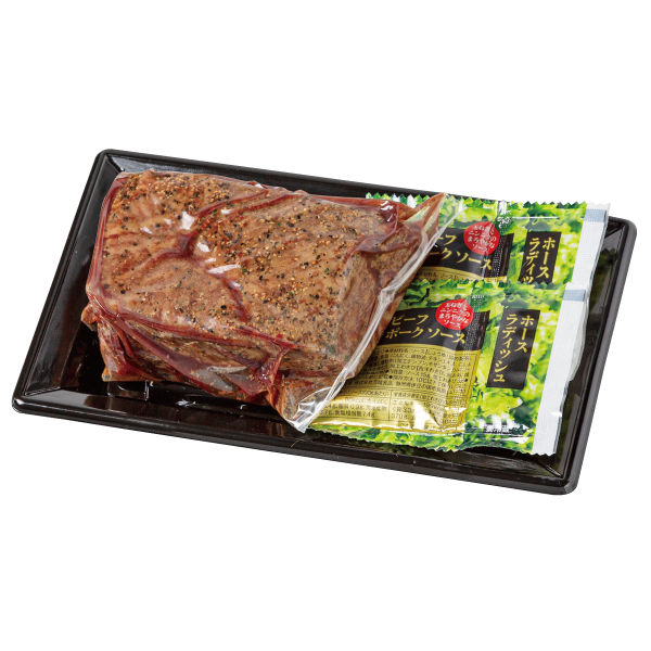 〈原料原産地名：国産(牛肉)〉黒毛和牛モモ肉のローストビーフブロック　200g