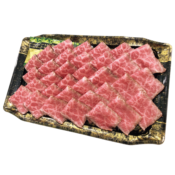 〈原料原産地名：国産(牛肉)〉あじわい牛（交雑種）モモ肉のローストビーフスライス　260g