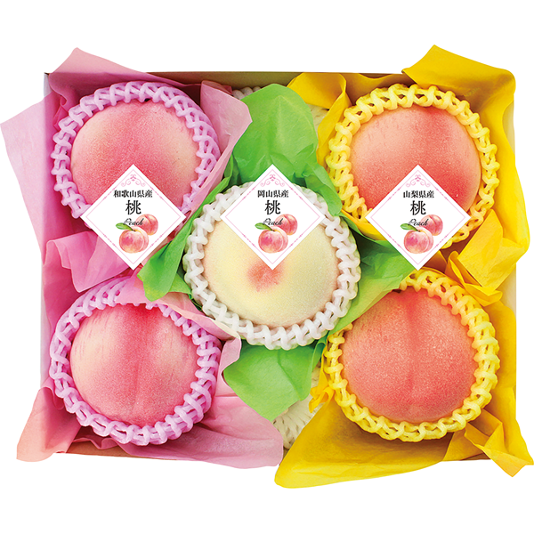 3種の桃食べ比べセット