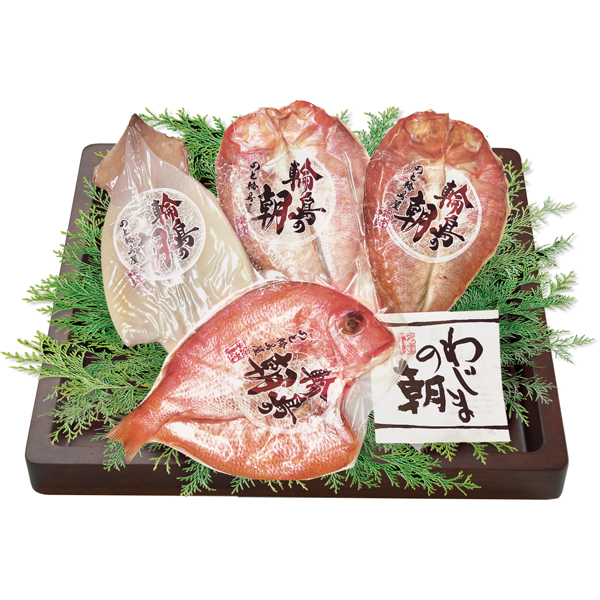 西脇水産　甘鯛開と干物詰合せ　3種4枚