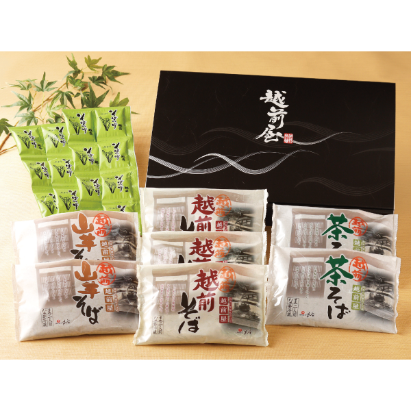 武生製麺　越前そば3種ギフトE-14B　14食