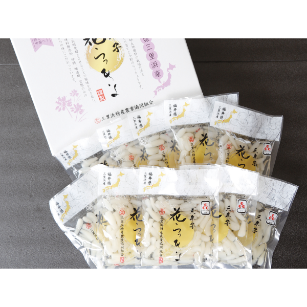 三里浜特産農業協同組合　花らっきょギフト三年子　70g×10