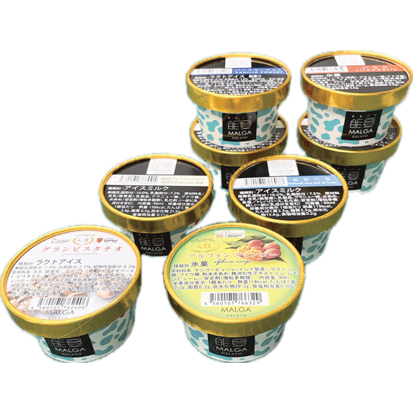 マルガージェラート　受賞・まるごと能登ジェラート〈2026〉　90ml×8