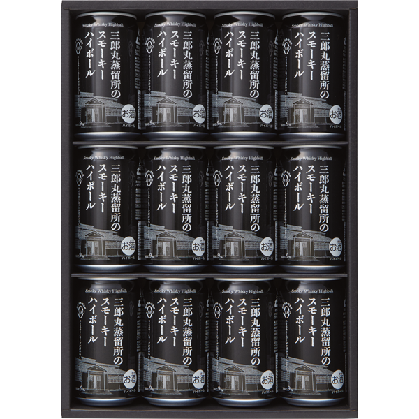 若鶴酒造　三郎丸蒸留所のスモーキーハイボール 12缶セット　350ml×12