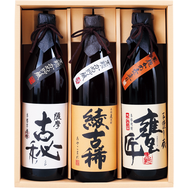 かめ貯蔵 焼酎のみくらべセット　KM-4