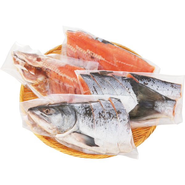 三協水産 北海道日高沖 漁吉丸の新巻鮭 切身1尾