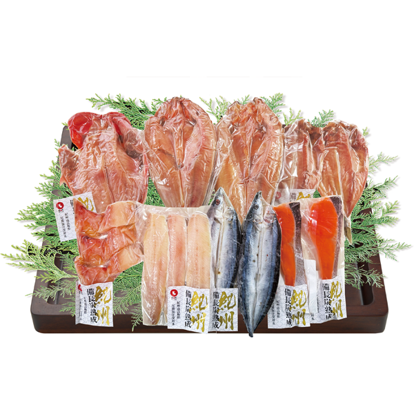 紀州高下水産 紀州備長炭干干物詰合せ 7種