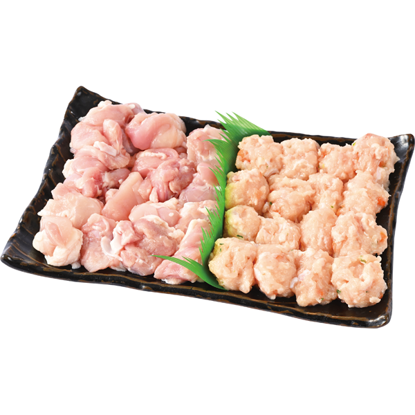 国産 健美鶏モモ・鴨つくねセット BE-KKS